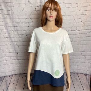 Tsumori Chisato White Cotton T-Shirt Size 2 US M